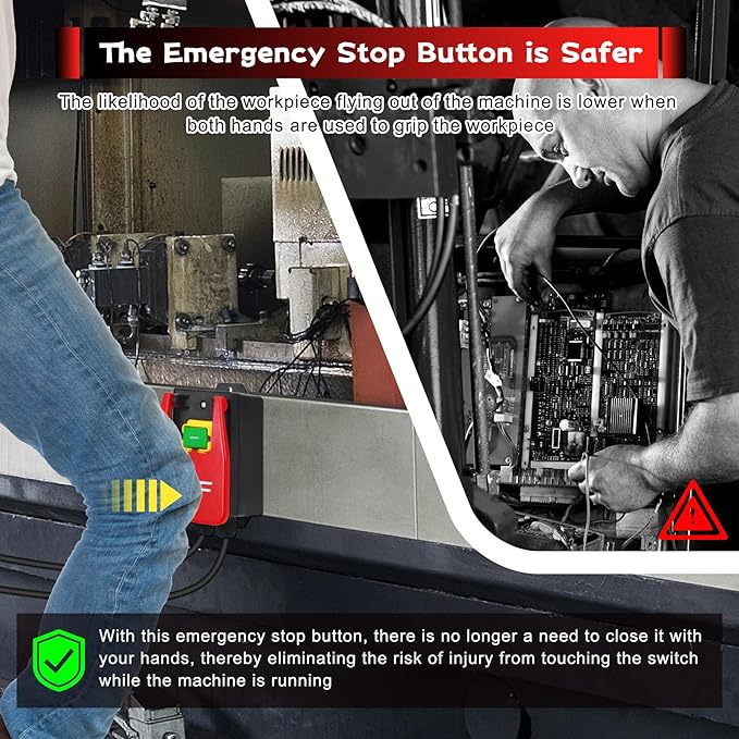 SafeStop™ Knee-Activated Power Tool Switch