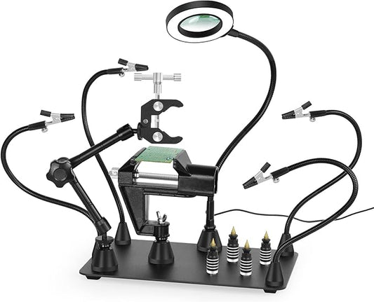 MagnoForge™ Pro Helping Hands Soldering Station